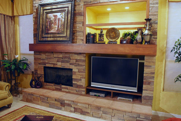 Fireplace Home Remodel in Tucson
